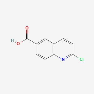 2-chloroquinoline-6-carboxylicacid structure, CAS 849996-80-1