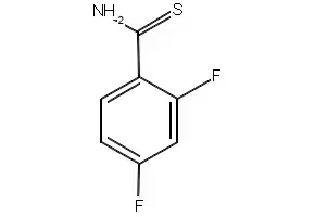 2,4-Difluorobenzene-1-carbothioamide structure, CAS 175276-92-3