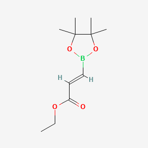 2-Ethoxycarbonylvinylboronicacidpinacolester structure, CAS 1009307-13-4