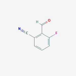2-Cyano-6-fluorobenzaldehyde structure, CAS 887266-95-7