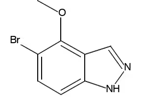 5-bromo-4-methoxy-1H-indazole structure, CAS 850363-67-6