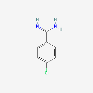 4-Chlorobenzamidine structure, CAS 19563-04-3