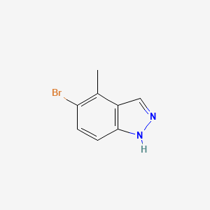 5-bromo-4-methyl-1H-indazole structure, CAS 1082041-34-6