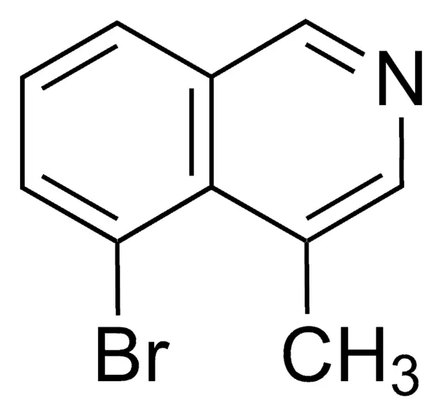 5-bromo-4-methylisoquinoline structure, CAS 651310-24-6