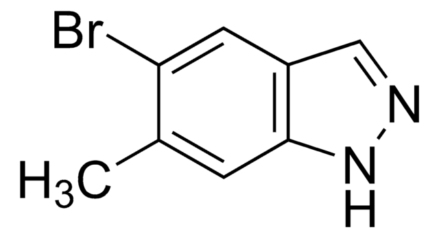 5-bromo-6-methyl-1H-indazole structure, CAS 885223-72-3