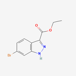 ethyl6-bromo-1H-indazole-3-carboxylate structure, CAS 885272-94-6