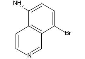5-bromoisoquinolin-8-amine structure, CAS 90721-35-0