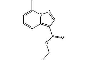 Ethyl7-methylpyrazolo[1,5-a]pyridine-3-carboxylate structure, CAS 16205-45-1