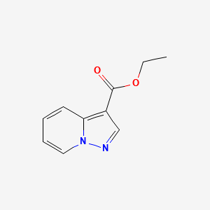 ethylH-pyrazolo[1,5-a]pyridine-3-carboxylate structure, CAS 16205-44-0