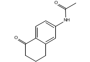 6-Acetamido-1,2,3,4-tetrahydronaphthalen-1-one structure, CAS 88611-67-0