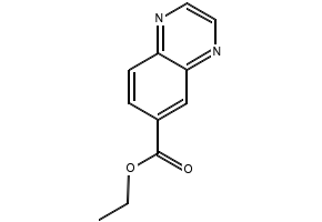 ethylquinoxaline-6-carboxylate structure, CAS 6924-72-7