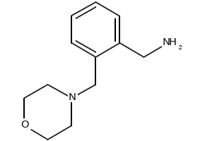 1-[2-(Morpholin-4-ylmethyl)phenyl]methylamine structure, CAS 91271-82-8