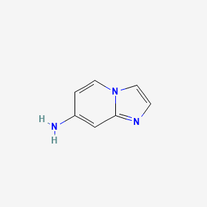 H-imidazo[1,2-a]pyridin-7-amine structure, CAS 421595-81-5
