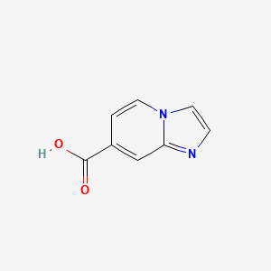 H-imidazo[1,2-a]pyridine-7-carboxylicacid structure, CAS 648423-85-2