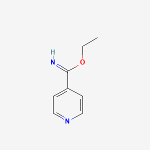 Isonicotinimidicacidethylester structure, CAS 41050-96-8