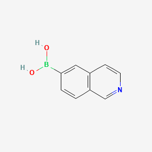 isoquinolin-6-yl-6-boronicacid structure, CAS 899438-92-7