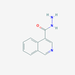 isoquinoline-4-carbohydrazide structure, CAS 885272-60-6