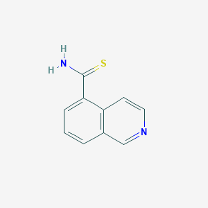 isoquinoline-5-carbothioamide structure, CAS 885272-56-0