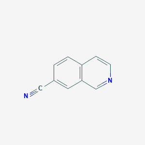 isoquinoline-7-carbonitrile structure, CAS 223671-92-9