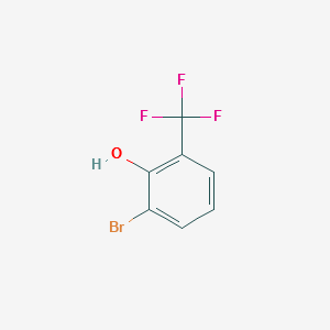 2-Bromo-6-(trifluoromethyl)phenol structure, CAS 2844-05-5