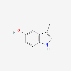 5-Hydroxy-3-methylindole structure, CAS 1125-40-2