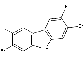 2,7-Dibromo-9H-carbazole structure, CAS 136630-39-2