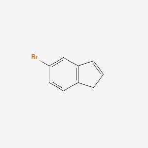 5-Bromo-1H-indene structure, CAS 75476-78-7