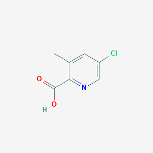 5-chloro-3-methylpyridine-2-carboxylicacid structure, CAS 886365-46-4
