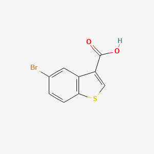 5-Bromobenzo[b]thiophene-3-carboxylicacid structure, CAS 7312-24-5