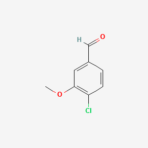 3-chloro-4-methoxybenzaldehyde structure, CAS 13726-16-4
