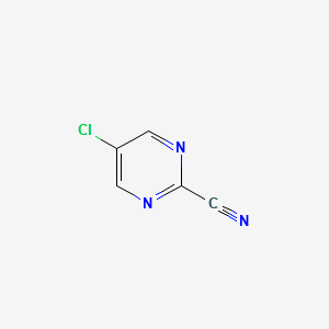 5-Chloropyrimidine-2-Carbonitrile structure, CAS 38275-56-8