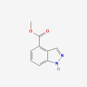 methyl1H-indazole-4-carboxylate structure, CAS 192945-49-6