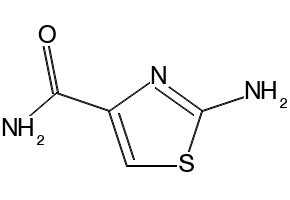 2-Amino-thiazole-4-carboxylamide structure, CAS 118452-02-1