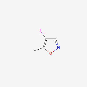4-Iodo-5-methylisoxazole structure, CAS 7064-38-2