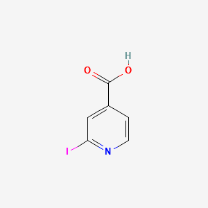 2-Iodopyridine-4-carboxylicacid structure, CAS 58481-10-0