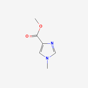 methyl1-methyl-1H-imidazole-4-carboxylate structure, CAS 17289-19-9