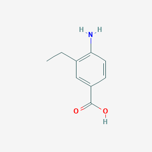 4-Amino-3-ethylbenzoicacid structure, CAS 51688-75-6