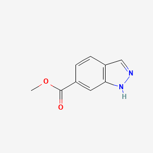 methyl1H-indazole-6-carboxylate structure, CAS 170487-40-8