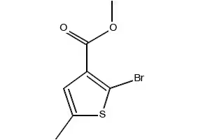 methyl2-bromo-5-methylthiophene-3-carboxylate structure, CAS 944709-72-2