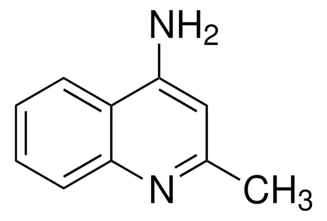 4-Amino-2-methylquinoline structure, CAS 6628-04-2
