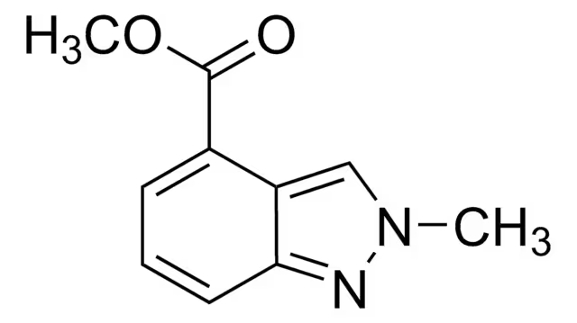 methyl2-methyl-2H-indazole-4-carboxylate structure, CAS 1071428-43-7