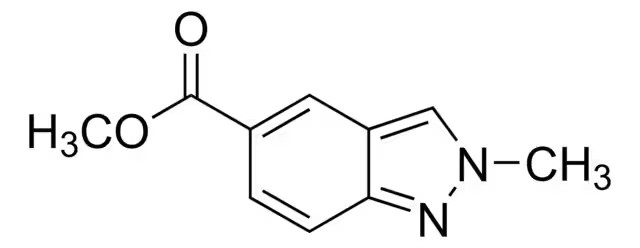 methyl2-methyl-2H-indazole-5-carboxylate structure, CAS 1092351-86-4