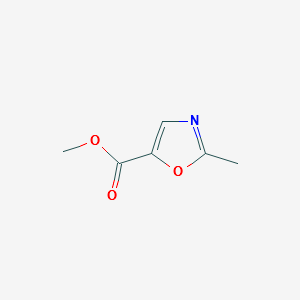methyl2-methyloxazole-5-carboxylate structure, CAS 651059-70-0