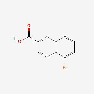5-bromonaphthalene-2-carboxylicacid structure, CAS 1013-83-8
