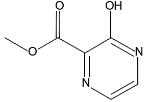 methyl3-hydroxypyrazine-2-carboxylate structure, CAS 27825-20-3