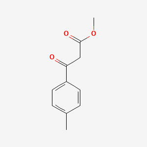 3-Oxo-3-p-tolyl-propionicacidmethylester structure, CAS 22027-51-6
