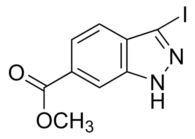 methyl3-iodo-1H-indazole-6-carboxylate structure, CAS 885518-82-1