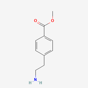 methyl4-(2-aminoethyl)benzoate structure, CAS 77265-67-9