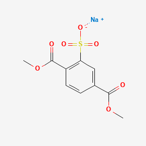 2-Sulfo-1,4-benzenedicarboxylicAcid1,4-DimethylEsterSodiumSalt structure, CAS 31314-30-4