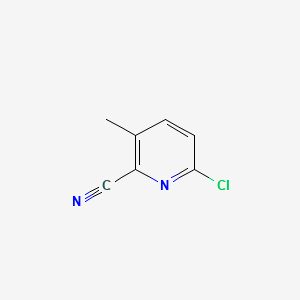 6-chloro-3-methylpicolinonitrile structure, CAS 1201924-31-3